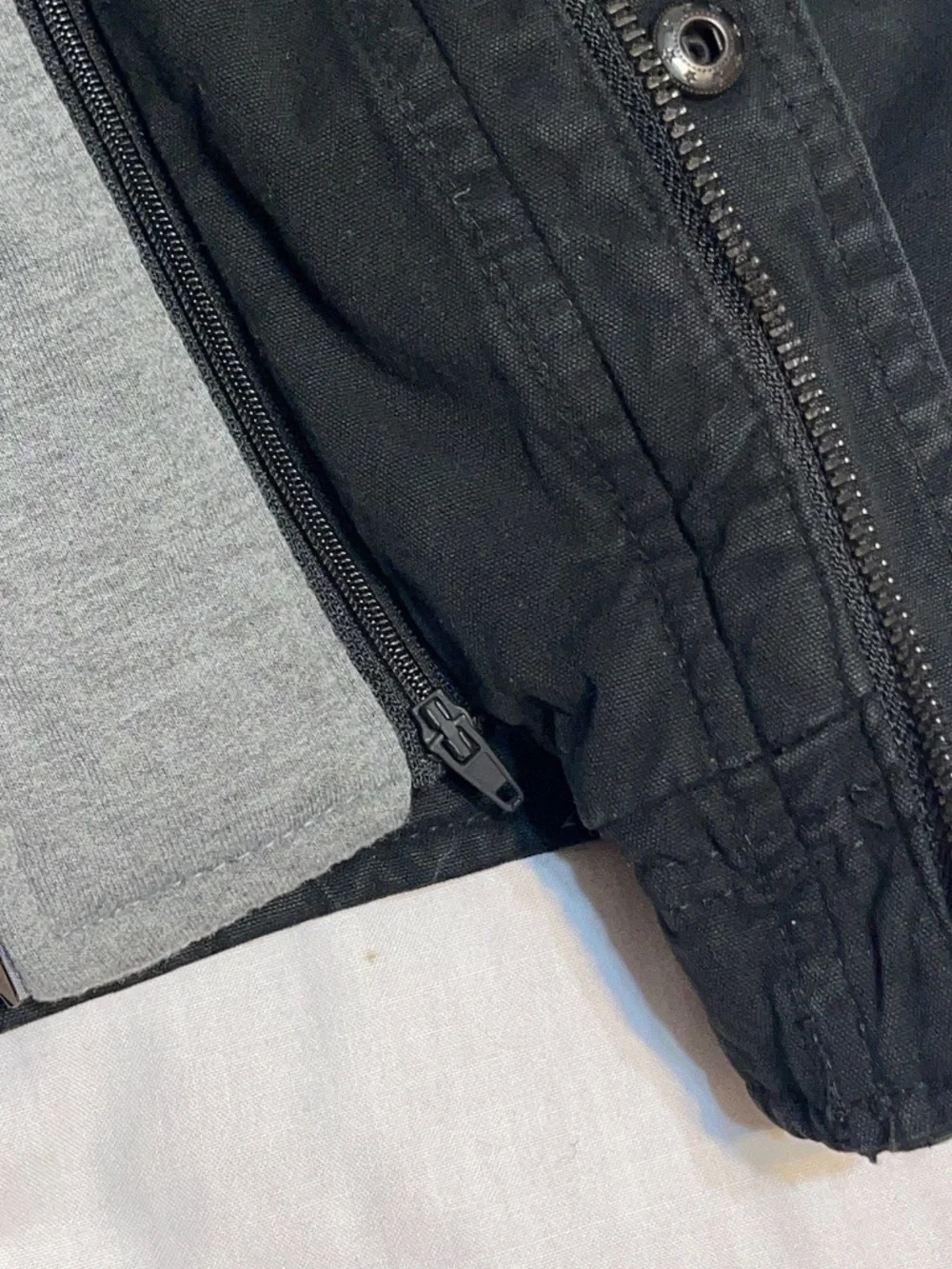 Levi's Men's Medium Sherpa Lined Hooded Plaid Black Gray Shirt Jacket Shacket - Picture 13 of 16